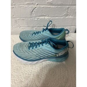 Hoka‎ One Women's Gym Shoes Aqua Color Women's 9.5 d wide